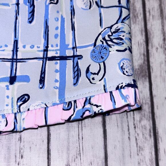 Lilly Pulitzer UPF 50+ Fairway Performance Skort Talk Birdie To Me - Picture 5 of 11
